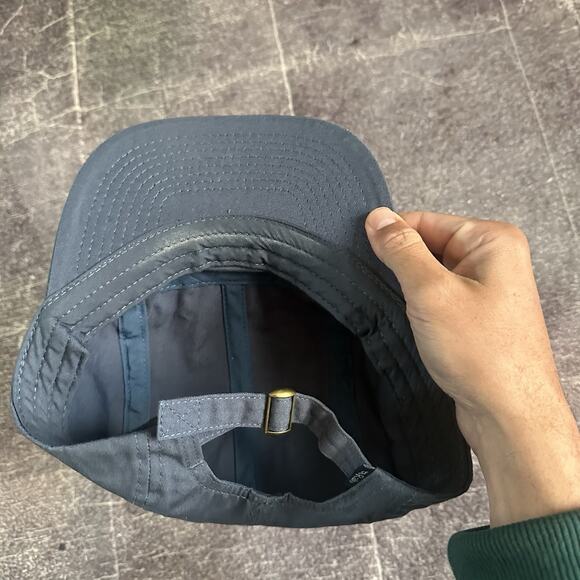 Men's RAB Venant Navy Blue Night Gray Adjustable Trucker 5 Panel Explore Hat Cap - Picture 3 of 4